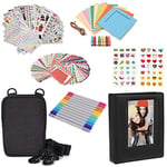 Zink Kit d'accessoires pour Impression instantanée avec Album Photo, étui, Autocollants, marqueurs