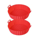 Silicone Air Fryer Liners, Air Fryer Silicone Pot Basket, Reusable Air7191