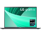 Lg gram 16 16Z90R-G.AR55A1 16" Laptop - Intel® Core™ i7, 512 GB SSD, Dark Grey, Silver/Grey