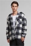 Urban Classics Rutig jacka med huvtröja herr (XL,whitesand/lightrust)
