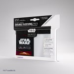 Card Sleeves Standard Art Double Sleeving Pack "Star Wars: Unlimited - Space Red" (60) (GameGenic)