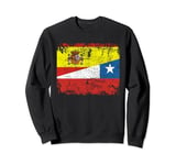 Spain Chile Flags | Half Chilean Spanish Roots Vintage Sweatshirt