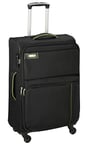 D&N Travel Line 6704 Hand Luggage, 75 cm, 95 liters, Black (Schwarz)