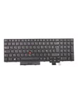 Lenovo - notebook replacement keyboard - with Trackpoint UltraNav - French - Laptop tagentbord - till ersättning - Fransk - Svart