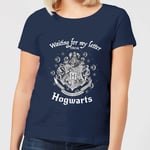 Harry Potter Waiting For My Letter From Hogwarts Women's T-Shirt - Navy - L