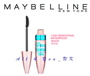 Maybelline Lash Sensational Mascara- WATERPROOF BLACK 9.4 ml
