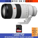 Sony FE 70-200mm F2.8 GM OSS II + 1 SanDisk 64GB Extreme PRO UHS-II SDXC 300 MB/s + Guide PDF '20 TECHNIQUES POUR RÉUSSIR VOS PHOTOS