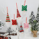 3pc Christmas Santa Claus Faceless Elderly Dolls For Home Show W B