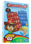 Hasbro Gaming Unisex-Adult Grab and Go Guess Who Game, Multicoloured, One Size