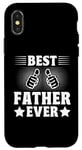 Coque pour iPhone X/XS Le meilleur père de tous les temps, pouce levé, drôle, papa pour la fête des pères