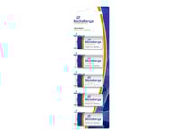 Mediarange - Batteri 5 X Cr123a - Li - 1300 Mah