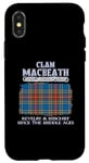 iPhone X/XS Clan MacBeath Scottish MacBeath surname Case