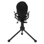 Oumij1 Microphone à Condensateur - Microphone de Studio d'Enregistrement - Tout Métal Haute Sensibilité - Plug and Play - avec Indicateur LED - pour Karaoké, Chat Vidéo, Discours