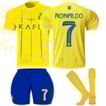 Fotbollskläder för barn Al-Nassr FC 2023-2024 nr 7 Ronaldo 24