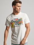 Superdry Japanese Graphic Logo T-Shirt, Off White