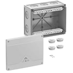 A-Box Pro 250-25² Kopplingsdosa med plint 252x202mm IP66 Grå