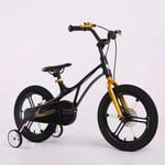 M-YN Kids Bike Boys Girls for 2-9 Years Old 14 16 18 Inch Bicycle Cycle Training Wheels or Kickstand Child's Bicycle (Color : Yellow, Size : 14inch)