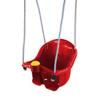Baby Swing Seat Red Safety Swing for Children Toddler Outdoor Garden Rope Swing