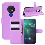 Nokia 7.2/6.2 PU Wallet Case Purple