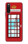 England Classic British Telephone Box Minimalist Case Cover For Sony Xperia 10 III