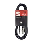 Stagg SAC3MPSXF Câble audio - 3 mètres - Mini-jack 3,5mm Stereo Male vers XLR femelle