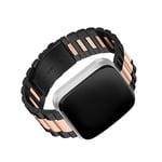 Watch Strap Band for Fitbit Versa 2/Versa Special Edition Black-Rose Gold