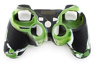 Teknikproffset Silikonegreb til controller, Playstation 3, Camouflage Green