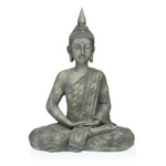 Dekorativ figur Versa Grå Buddha 19 x 40 x 28 cm Harpiks