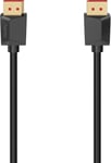 Hama DispalyPort 2.1 8K Ultra-HD-kabel, 2m, svart