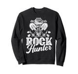 Rock Hunter Funny Geologist Rocks Collector Graphic Sweatshirt