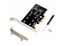 Microconnect - Gränssnittsadapter - M.2 - M.2 Nvme Card - Pcie 3.0 X4, Sata 6Gb/S - Black Silver