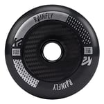 K2 Rainfly 110 Mm-Lot de 4 Roues Rollers Mixte-Adulte, Noir, 110mm