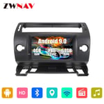 ZWNAV Andriod 9.0 Car Stereo Sat Nav GPS Navigation For Citroen C4 C-Quatre C-Triumph 2004-2012 Support Europe 49 Country Mapping CD DVD Bluetooth 7 Inch Touch Screen