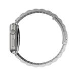 Apple Watch 41mm Series 8 Stilrent länkarmband i metall, silver