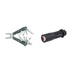 GERBER 1027513 Truss Multi-Tool, Silver, Full Size & Ledlenser Police Tac Torch - Up to 25 Hour Battery Life.