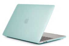 "Frostet hårdplastskal til MacBook 15.4"" Pro, Lysblå"