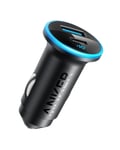 Anker USB C Car Charger Adapter 52.5W with 30W PowerIQ 3.0 Fast Charging Port
