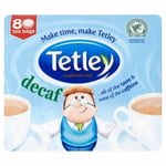 Tetley Decaffeinated Tea Bags 80 per pack - Pack of 6