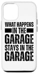 iPhone 12/12 Pro What Happens In The Garage Stays In The Garage Rules Cave Case