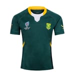 DDZY Rugby Jersey, 2019-2020 South Africa World Cup, Summer Sports Breathable Casual T-shirt Football Shirt Polo Shirt,Away,S
