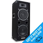 Max 28 Dual 8 inch Passive DJ PA Home Party Karaoke Disco Speaker 800W