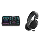 TC Helicon GoXLR Revolutionary Online Broadcaster Platform with 4-Channel Mixer, Motorized Faders, Sound Board and Vocal Effects, PC Compatible Only & SteelSeries Arctis 7+ Wireless Gaming Headset