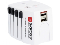 Skross MUV USB, Universal, Universal, 100 - 250 V, 5 V, Vit, 2,4 A