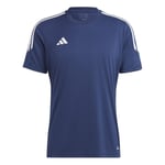 adidas Tränings T-Shirt Tiro 23 Club - Navy/Vit, storlek X-Small