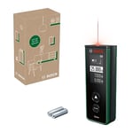 Bosch télémètre laser Zamo 4ème génération (mesures faciles et précises jusqu’à 25 m, piles rechargeables via le port USB-C®, ajout possible d’adaptateurs, dans boîte carton pour e-commerce)