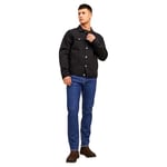 JACK & JONES Mens Denim Jeans, Mike Original, Comfor Fit, Classic Five Pocket Style, Blue Denim (UK, Waist & Inseam, 32, 30, Blue)