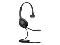 Jabra Evolve2 30 Se Ms Mono - Headset - På Örat - Kabelansluten - Usb-C, Usb-A - Ljudisolerande - Certifierad För Microsoft-Teams