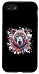 iPhone SE (2020) / 7 / 8 Polar Bear Head | Animal Portrait Popart Colorful Case