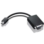 Lenovo 0A36536 Video Cable for Video Device, Projector, Monitor, TV - 1 x Mini DisplayPort Male Digital Audio/Video - 1 x HD-15 Female VGA