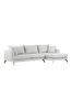Jotex VILLACH soffa 3-sits - divan höger Naturvit